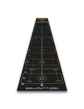 Tapis putting Wellputt 4 mètres NOIR