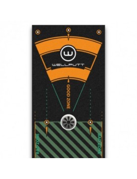 Tapis putting Wellputt 4 mètres NOIR