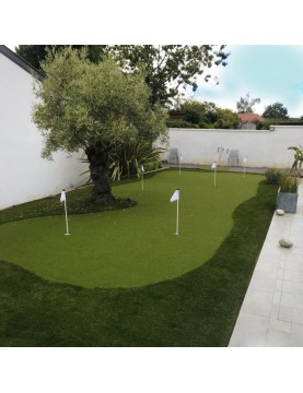 Installation d'un putting green