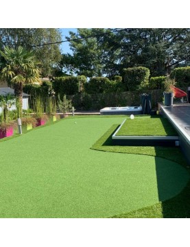 Installation d'un putting green