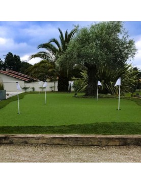 Installation d'un putting green